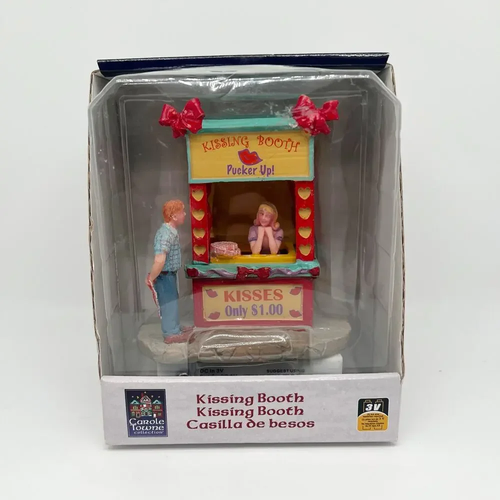 New in Box Carole Towne Collection Light Up Kissing Booth Carnival Booth